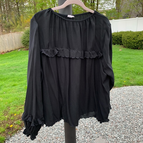 Gap - Cotton Blouse - XXL - Black - Picture 2 of 5
